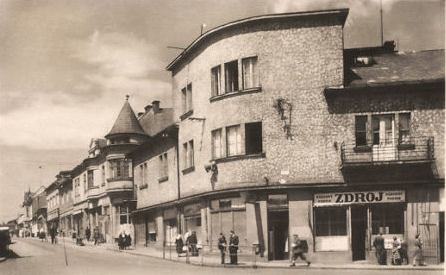 Strassenansicht Cadca ca. 1932.